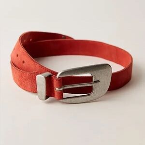 NWT FREE PEOPLE Dover Suede Belt | Paprika MSRP $38 CURRENT ON FP WEBSITE
